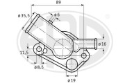 WG1492778 Termostat, chladivo WILMINK GROUP