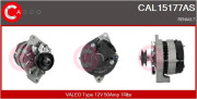 CAL15177AS CASCO alternátor CAL15177AS CASCO