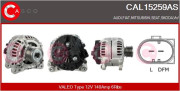 CAL15259AS CASCO alternátor CAL15259AS CASCO