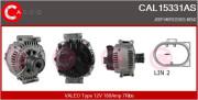 CAL15331AS CASCO alternátor CAL15331AS CASCO