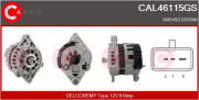 CAL46115GS CASCO alternátor CAL46115GS CASCO