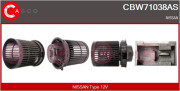 CBW71038AS CASCO vnútorný ventilátor CBW71038AS CASCO
