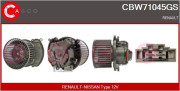 CBW71045GS CASCO vnútorný ventilátor CBW71045GS CASCO