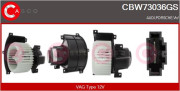 CBW73036GS CASCO vnútorný ventilátor CBW73036GS CASCO