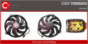 CEF70000AS CASCO elektromotor vetráka chladiča CEF70000AS CASCO