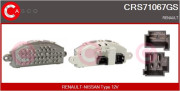 CRS71067GS CASCO odpor vnútorného ventilátora CRS71067GS CASCO
