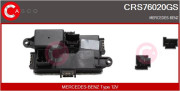 CRS76020GS CASCO odpor vnútorného ventilátora CRS76020GS CASCO