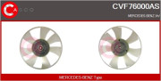 CVF76000AS CASCO spojka ventilátora chladenia CVF76000AS CASCO