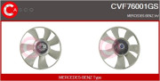 CVF76001GS CASCO spojka ventilátora chladenia CVF76001GS CASCO