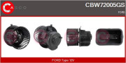 CBW72005GS vnitřní ventilátor CASCO
