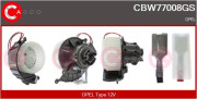 CBW77008GS vnitřní ventilátor Genuine CASCO