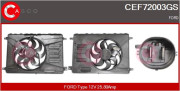 CEF72003GS CASCO elektromotor vetráka chladiča CEF72003GS CASCO