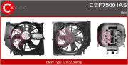 CEF75001AS Elektromotor, větrák chladiče CASCO