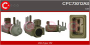 CPC73012AS CASCO menič tlaku, riadenie výfukových plynov CPC73012AS CASCO