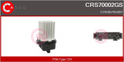 CRS70002GS Odpor, vnitřní tlakový ventilátor CASCO