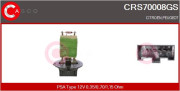 CRS70008GS Odpor, vnitřní tlakový ventilátor CASCO