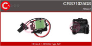CRS71035GS Odpor, vnitřní tlakový ventilátor CASCO