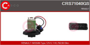 CRS71040GS Odpor, vnitřní tlakový ventilátor CASCO