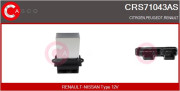 CRS71043AS Odpor, vnitřní tlakový ventilátor CASCO