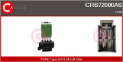 CRS72000AS Odpor, vnitřní tlakový ventilátor CASCO