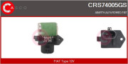 CRS74005GS CASCO predradený odpor, elektromotor (ventilátor chladiča) CRS74005GS CASCO