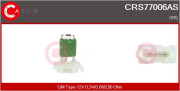 CRS77006AS Odpor, vnitřní tlakový ventilátor CASCO
