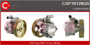 CSP70129GS CASCO hydraulické čerpadlo pre riadenie CSP70129GS CASCO