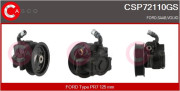 CSP72110GS CASCO hydraulické čerpadlo pre riadenie CSP72110GS CASCO