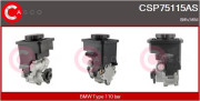 CSP75115AS Hydraulické čerpadlo, řízení CASCO