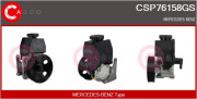 CSP76158GS Hydraulické čerpadlo, řízení Genuine CASCO