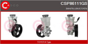 CSP86111GS Hydraulické čerpadlo, řízení CASCO