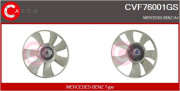 CVF76001GS CASCO spojka ventilátora chladenia CVF76001GS CASCO