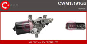 CWM15191GS Motor stěračů CASCO