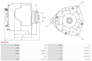 A0062PR generátor Brand new | AS-PL | Alternators | 1042105800 AS-PL