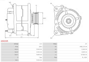 A0632SR Alternátor Brand new AS-PL Alternator S.R.E. bracket AS-PL