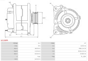 A2139PR Alternátor Brand new AS-PL Alternator S.R.E. bracket AS-PL