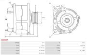 A6265SR generátor Brand new | AS-PL | Alternators | 1042105800 AS-PL
