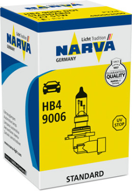 480063000 NARVA žárovka HB4 (9006) (řada STANDARD) | 12V 51W | 480063000 NARVA