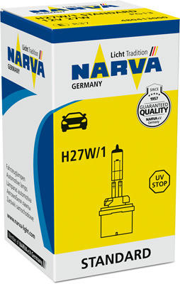 480413000 NARVA žárovka H27W/1 (880) (řada STANDARD) | 12V 27 | 480413000 NARVA