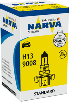 480923000 NARVA žárovka H13 (řada STANDARD) | 12V 60/55W | 480923000 NARVA