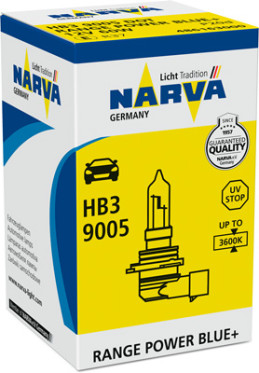 486163000 NARVA žárovka HB3 (9005) (řada RANGE POWER BLUE+) | 12V 60W | 486163000 NARVA