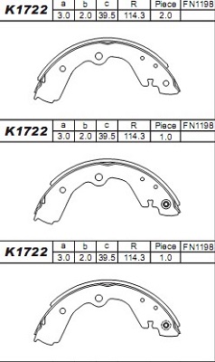 K1722 nezařazený díl ASIMCO