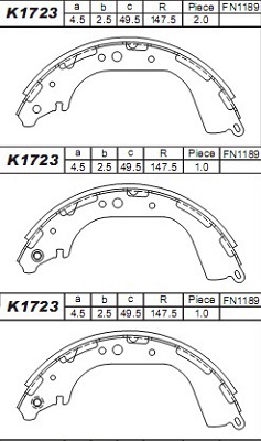 K1723 ASIMCO nezařazený díl K1723 ASIMCO