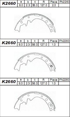 K2660 ASIMCO nezařazený díl K2660 ASIMCO