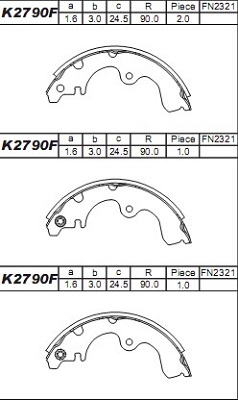 K2790F nezařazený díl ASIMCO