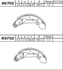 K6702 ASIMCO nezařazený díl K6702 ASIMCO