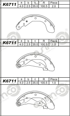 K6711 ASIMCO nezařazený díl K6711 ASIMCO