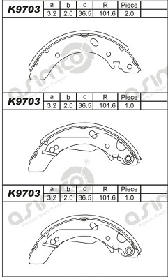 K9703 ASIMCO nezařazený díl K9703 ASIMCO