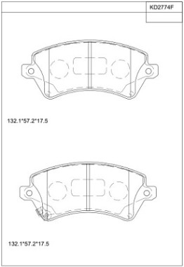 KD2774F ASIMCO nezařazený díl KD2774F ASIMCO