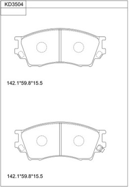 KD3504 ASIMCO nezařazený díl KD3504 ASIMCO